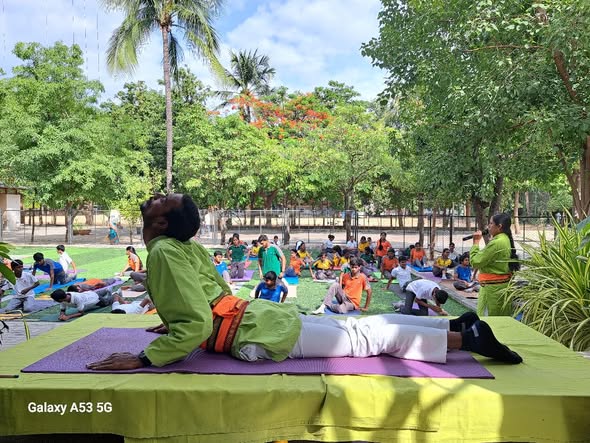 Empowering Students with Yoga – Erode Centre Initiative